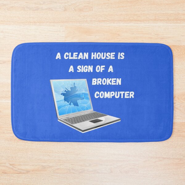 Item preview, Broken Computer Cleaning Lady Gift Humor designed and sold by SavvyCleaner.