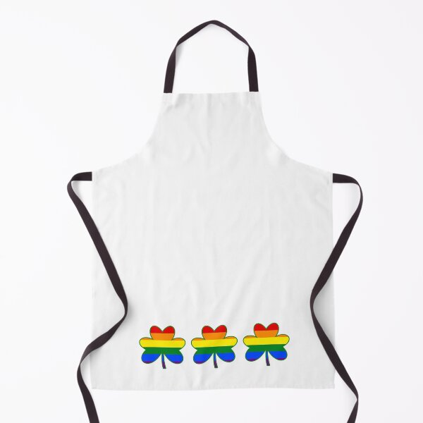 Item preview, LGBT Flag Colour Shamrocks 2 designed and sold by akaiawa.