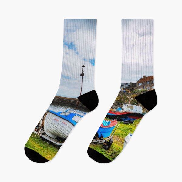 Item preview, Craster Fishing Boats, Northumberland, UK designed and sold by Paul Thompson Photography.