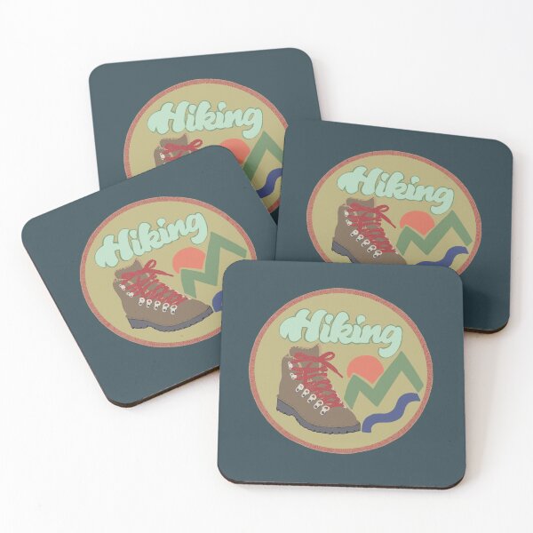 Item preview, Hiking Adventure Camp Outdoors Patch designed and sold by AmyJCreative.