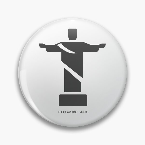Item preview, Rio de Janeiro Cristo Landmark Icon designed and sold by AnsgarVollmer.