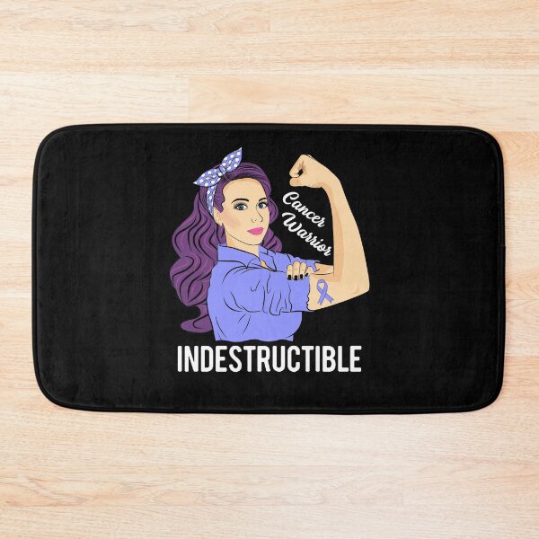 Item preview, Cancer Warrior Indestructible Awareness Support Fighter designed and sold by ZNOVANNA.