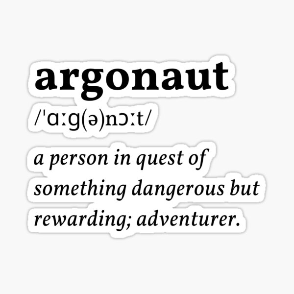 Argonaut Merch Sticker