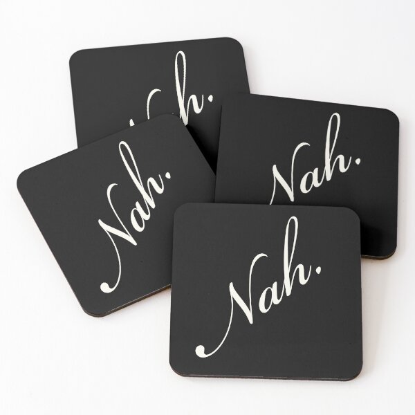 Item preview, Nah. (white) designed and sold by JennieCarolina.