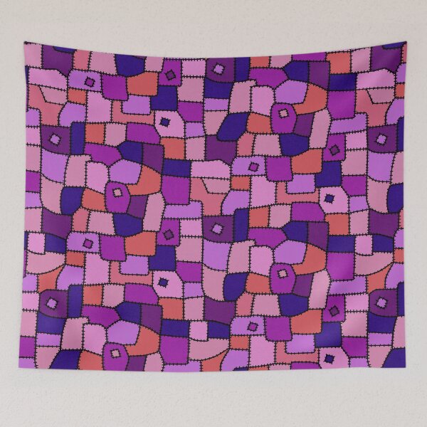 Item preview, Patchwork Quilt  // Plum designed and sold by The Wellington Boot.