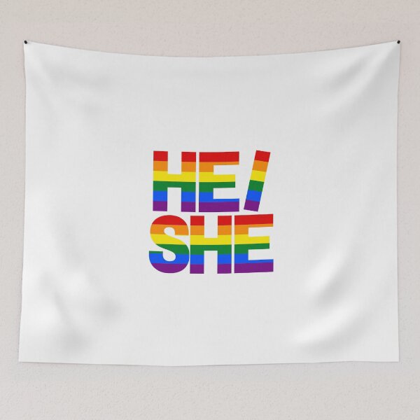 Item preview, Large Rainbow He/She designed and sold by JtownGSA.