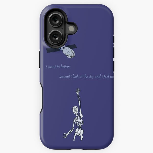 Vista previa del artículo con la obra «Quiero creer, en cambio miro al cielo y no siento nada satélite chino», diseñado y vendido por emproct.