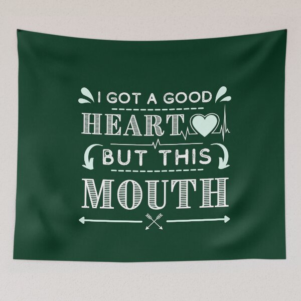 Item preview, I Got A Good Heart But This Mouth designed and sold by artlaila.