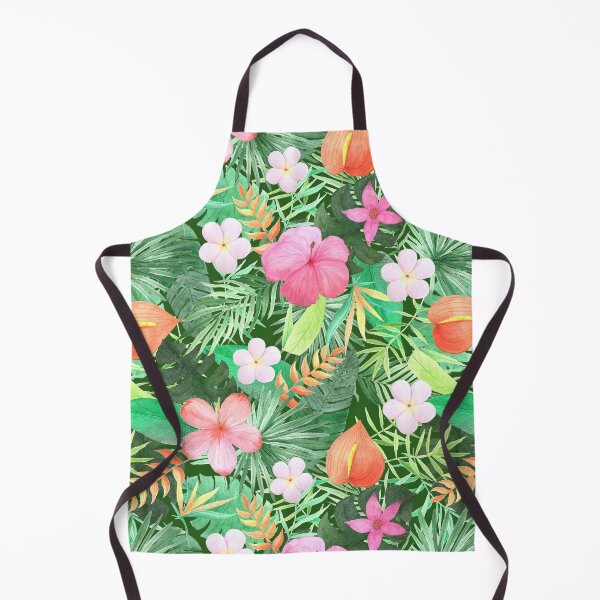 Item preview, Tropical leaves pattern designed and sold by ArtStyleAlice.