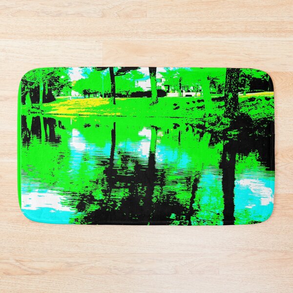 Item preview, Classic Vintage Tint Early Winter Landscape Reflection of Nature at The Lakes at Cedar Grove Surrounded by Houses and Trees designed and sold by NadeenInspires.