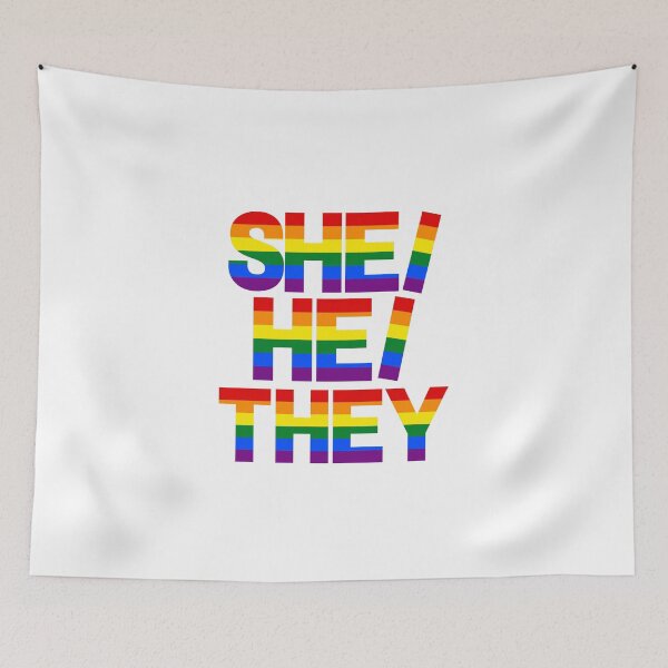 Item preview, Large Rainbow She/He/They designed and sold by JtownGSA.