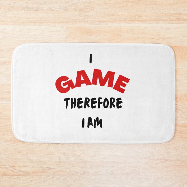 Item preview, I Game Therefore I Am designed and sold by SportyDogShop.