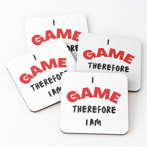 Item preview, I Game Therefore I Am designed and sold by SportyDogShop.
