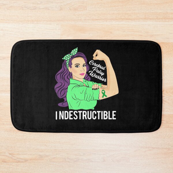 Item preview, Cerebral Palsy Warrior Indestructible Awareness Support designed and sold by ZNOVANNA.