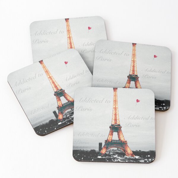 Item preview, Addicted to Paris, Black and White Eiffel Tower Photo designed and sold by ToriaScarlett.