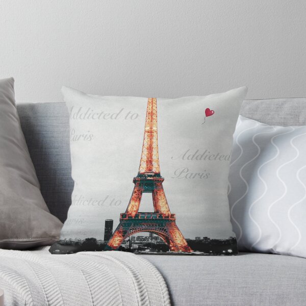 Item preview, Addicted to Paris, Black and White Eiffel Tower Photo designed and sold by ToriaScarlett.