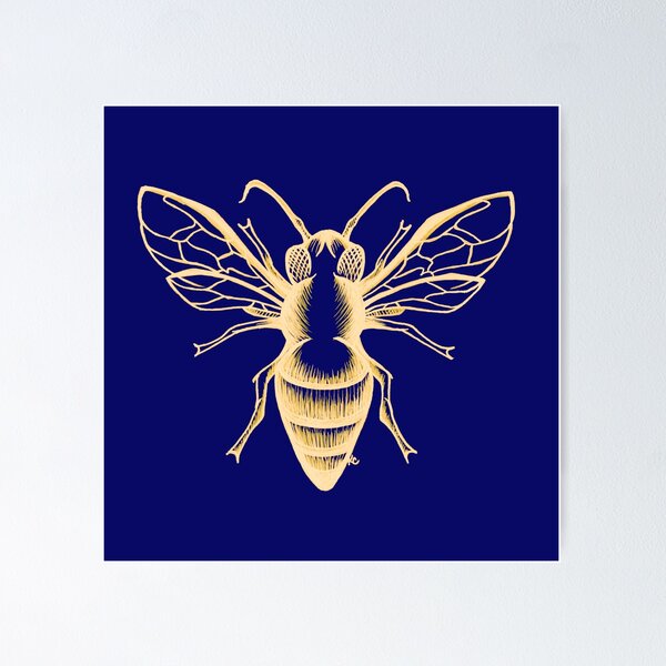 Item preview, Golden Honey Bee designed and sold by The White Bat.