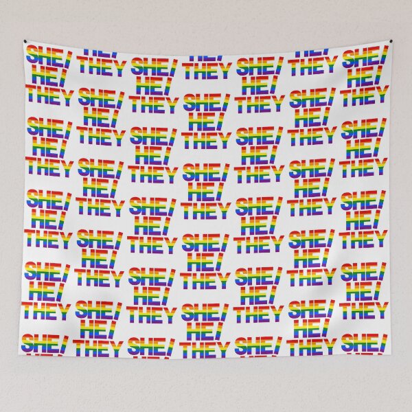 Item preview, Copy of Small Rainbow She/He/They designed and sold by JtownGSA.