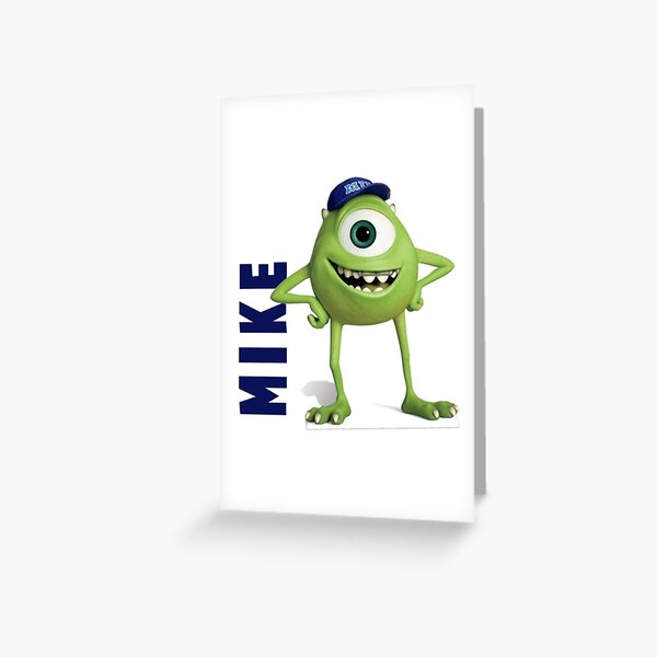 Mike Wazowski Monsters University Greeting Cards | Redbubble