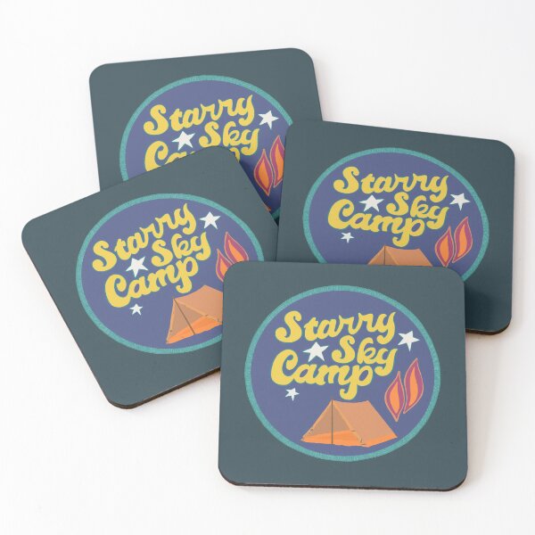 Item preview, Starry Sky Camp Outdoors Wilderness Patch designed and sold by AmyJCreative.