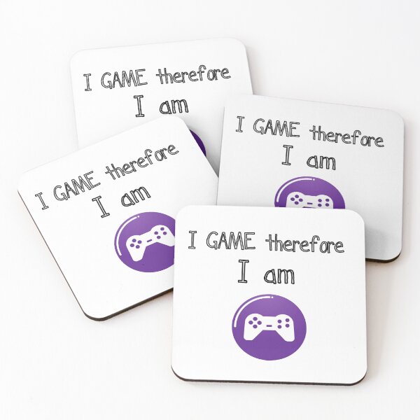 Item preview, I Game Therefore I Am designed and sold by SportyDogShop.