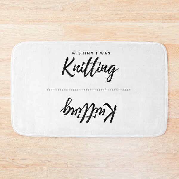 Item preview, Wish I Was Knitting designed and sold by PseudoEnergy.