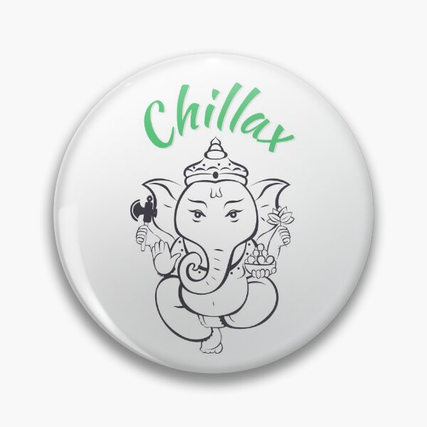 Item preview, Chillax Elephant Green text designed and sold by MinimalSketches.