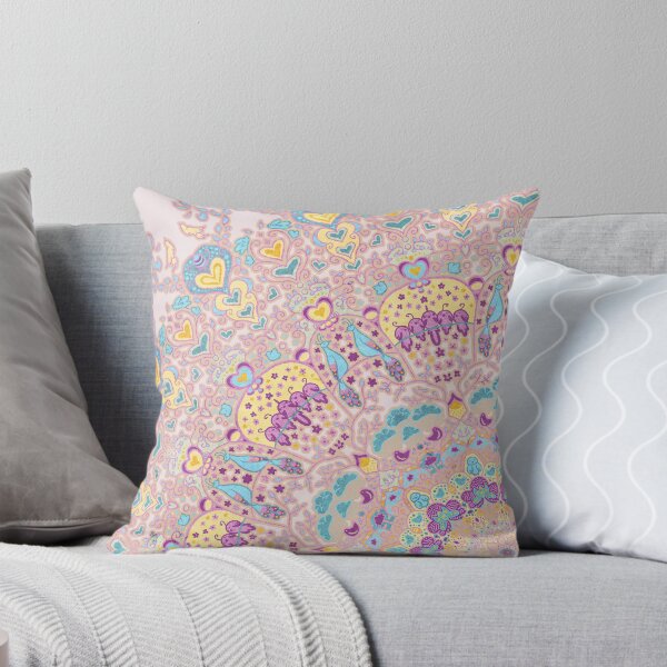 Item preview, Birds and Hearts Mandala - Cotton Candy designed and sold by Natalie Viola .