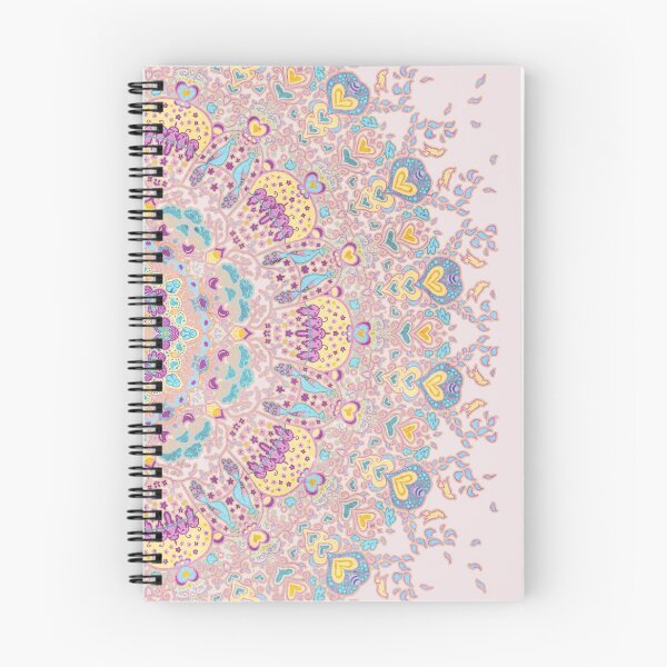 Item preview, Birds and Hearts Mandala - Cotton Candy designed and sold by Natalie Viola .