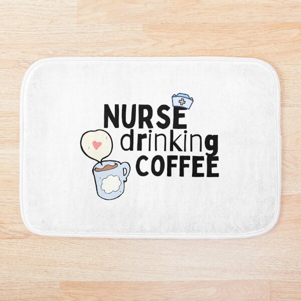 Item preview, Nurse Drinking Coffee designed and sold by SunRiseShop _21.