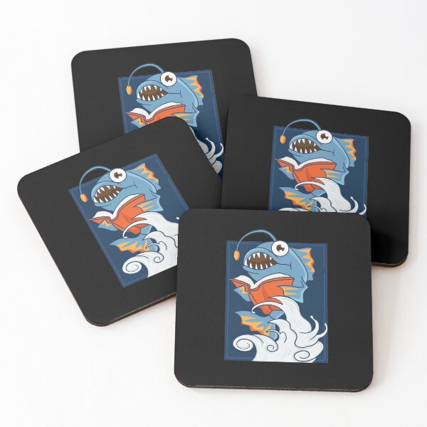 Item preview, Lantern fish reading designed and sold by ElBeDesigns.