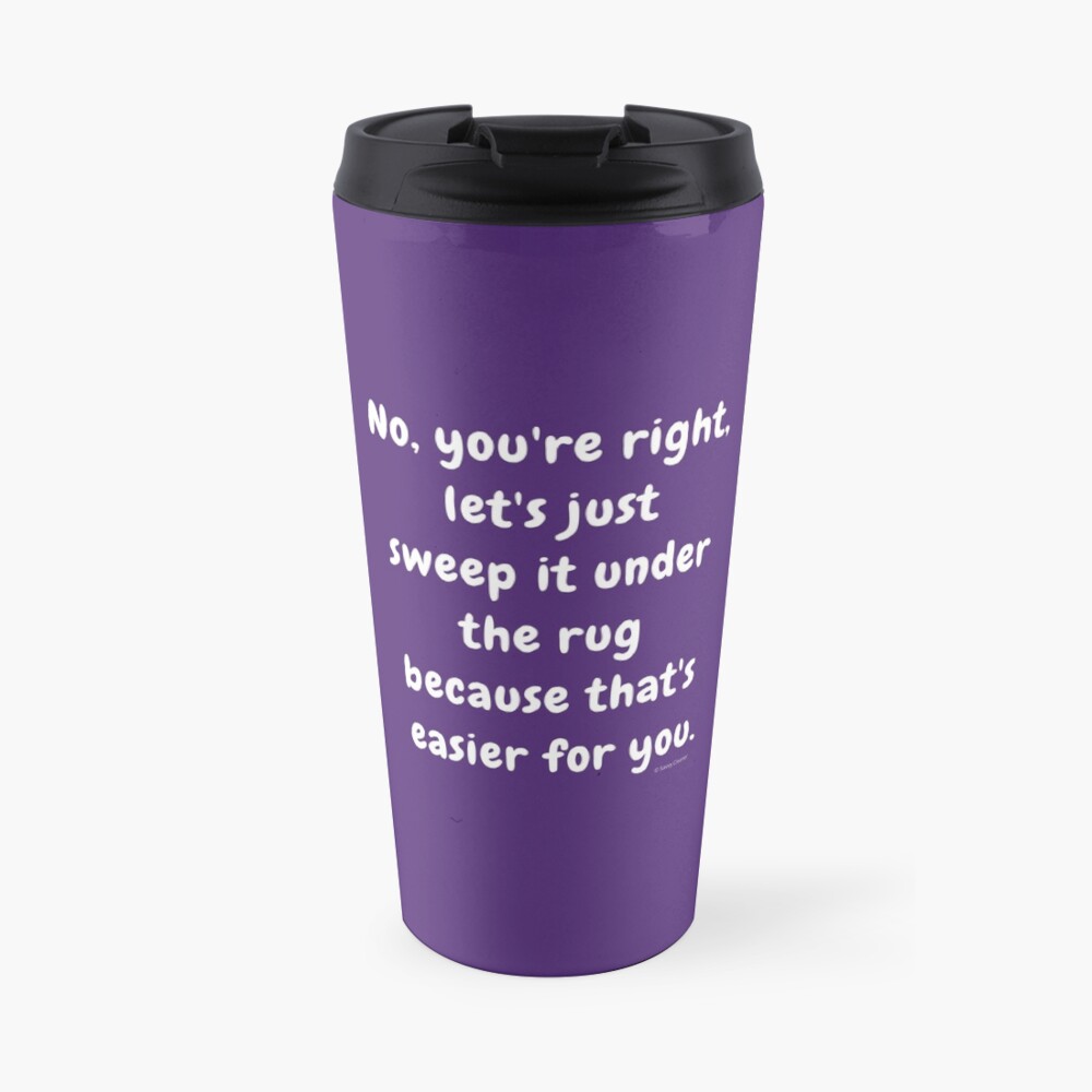Under the Rug Fun Cleaning Crew Housekeeper Cleaning Lady Gifts Travel Mug