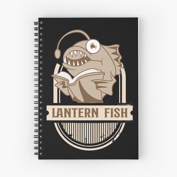Item preview, Lantern Fish With Book designed and sold by ElBeDesigns.