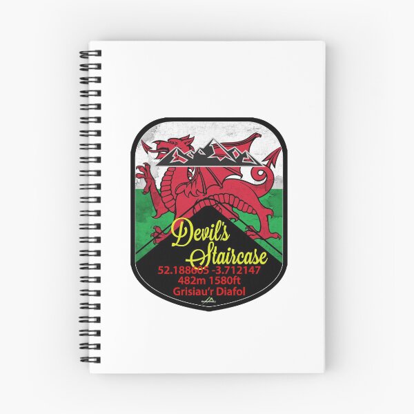 Item preview, Devils Staircase Wales T-Shirt & Sticker designed and sold by OuterShellUK.