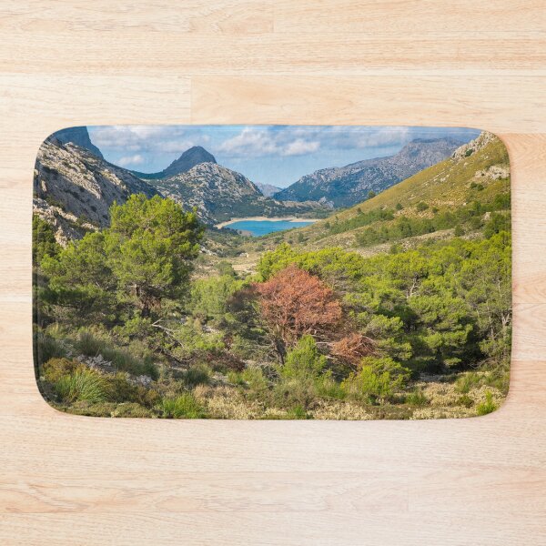 Item preview, Beautiful vally with mountains and lake designed and sold by Tramontane Designs.