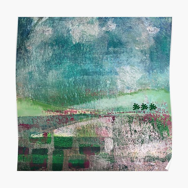 Landscape art print: abstract Poster