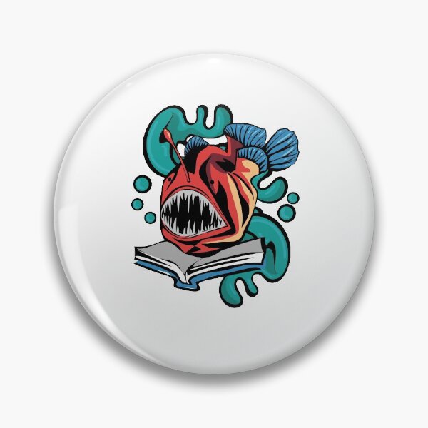 Item preview, Lantern Fish Reads A Book designed and sold by ElBeDesigns.