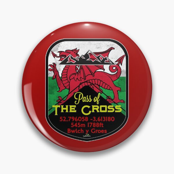 Item preview, Pass of the Cross Wales Sticker & T Shirt designed and sold by OuterShellUK.