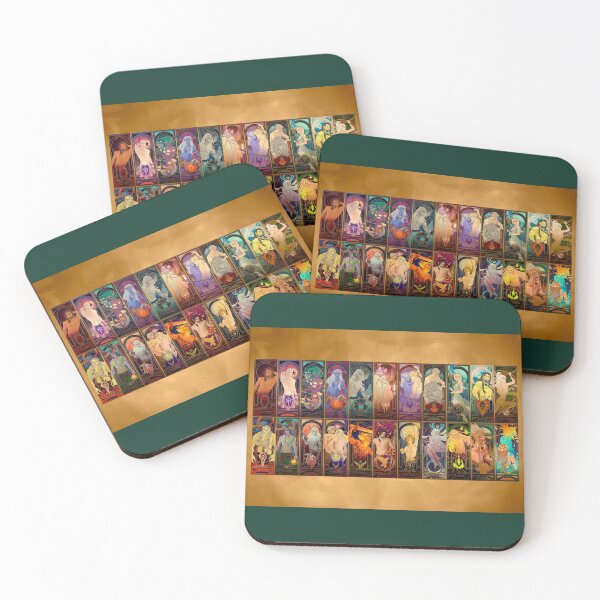 Item preview, Fanart: WOW Tarot cards in Art Nouveau style H designed and sold by AlexaelArtworks.