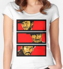Western duel Women's Fitted Scoop T-Shirt