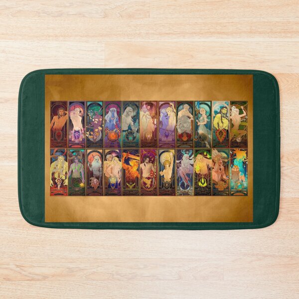 Item preview, Fanart: WOW Tarot cards in Art Nouveau style H designed and sold by AlexaelArtworks.