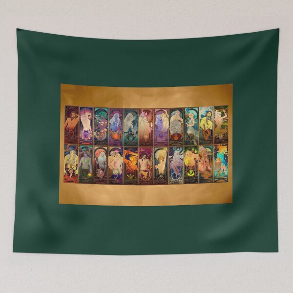 Item preview, Fanart: WOW Tarot cards in Art Nouveau style H designed and sold by AlexaelArtworks.