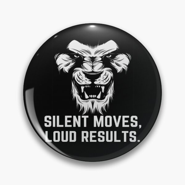 Item preview, Silent Moves Loud Results - Motivation designed and sold by mewsis.