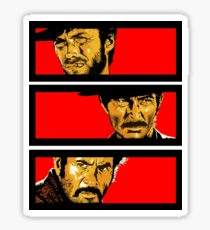 Western duel Sticker