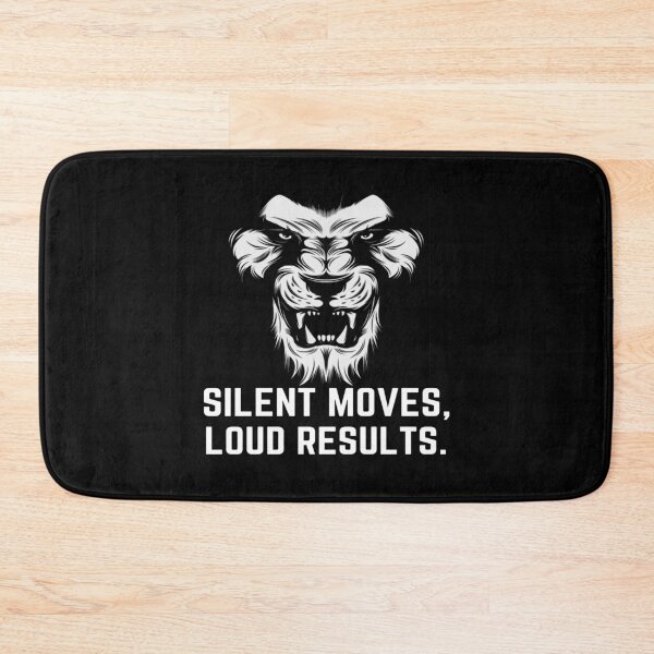 Item preview, Silent Moves Loud Results - Motivation designed and sold by mewsis.