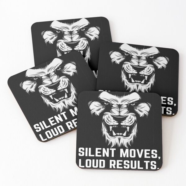 Item preview, Silent Moves Loud Results - Motivation designed and sold by mewsis.