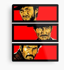 Western duel Metal Print