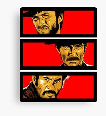 Western duel Canvas Print