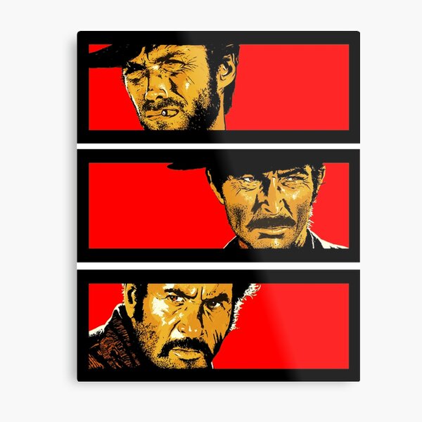 Western duel Metal Print