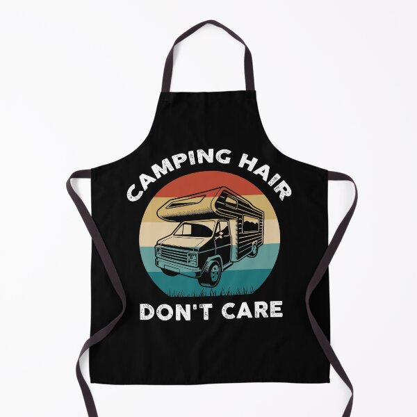 Item preview, camping hair don't care funny camping retro sunset  designed and sold by Theobsessed01.